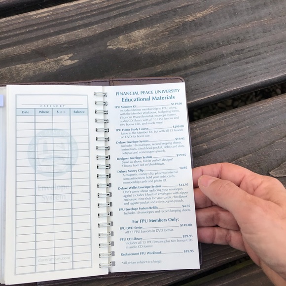 Dave Ramsey Envelope Wallet | Brown - Picture 8 of 8